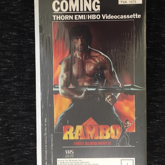 Rambo First Blood Part 2 Clamshell Sealed Very Rare - Picture 8 of 9